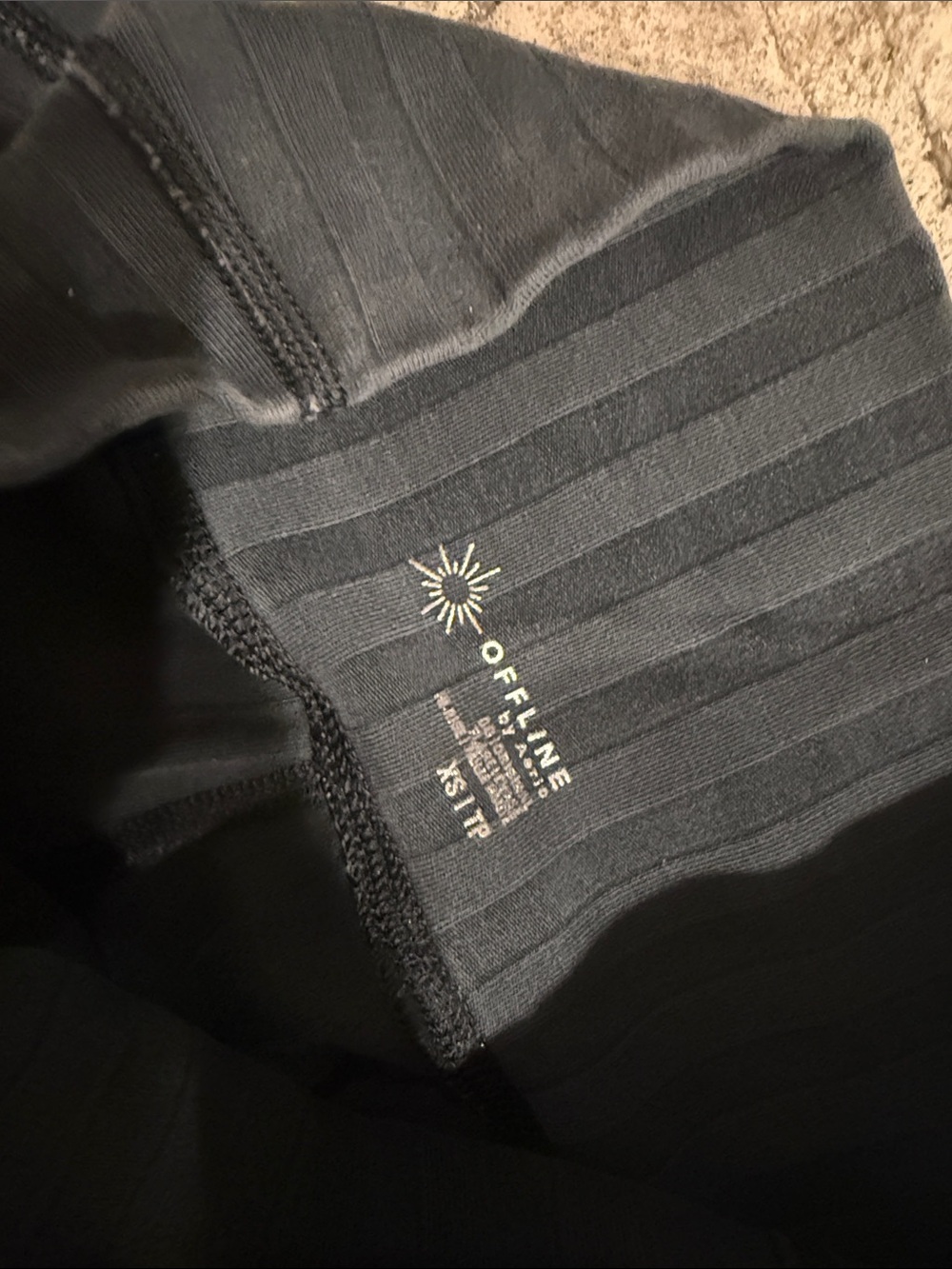 High-Rise Black Ribbed Flare Pants - Women - Picture 2 of 2